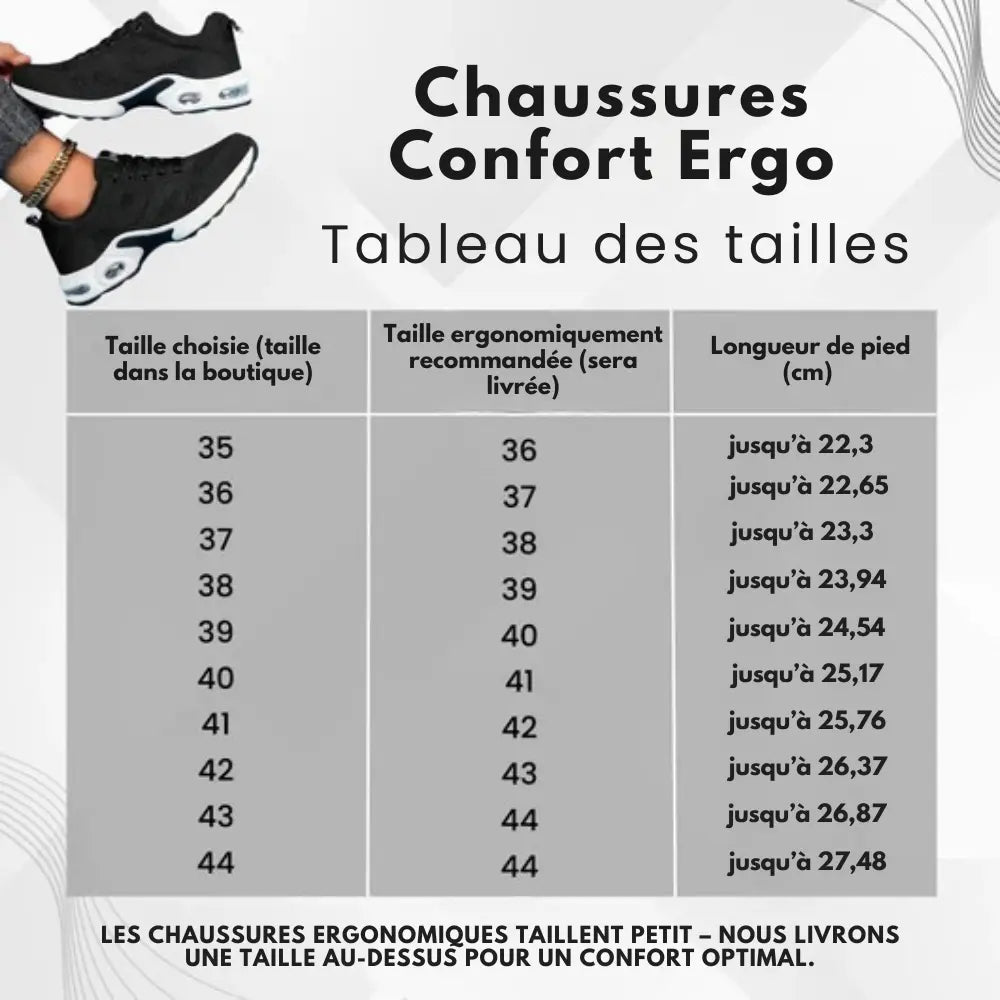Chaussures Confort Ergonomiques – Marche Légère & Soutien Optimal