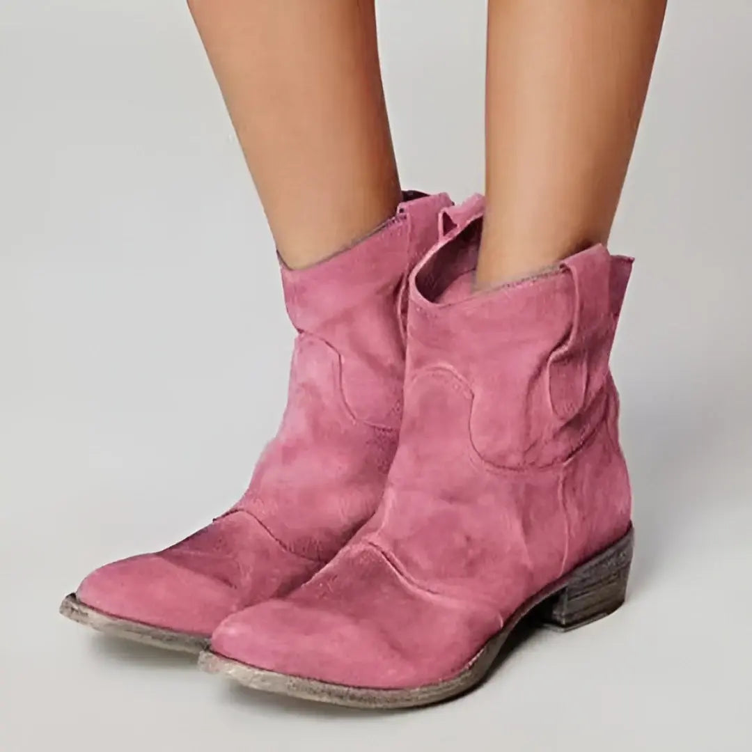 Bottines en Daim Femme - Style Authentique & Confort Quotidien