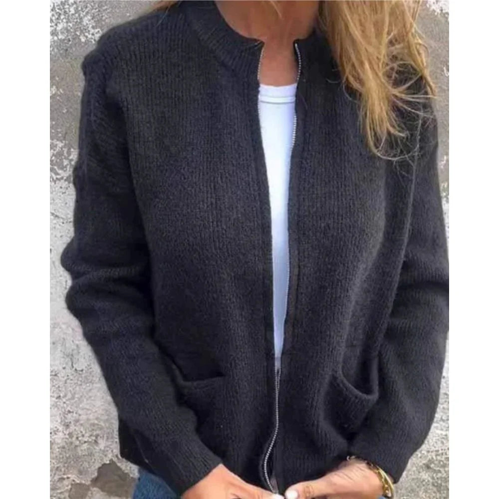 Cardigan en coton tricoté - chaleur & élégance au quotidien