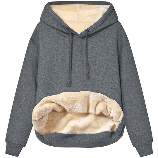 Sweat Polaire Femme à Capuche – Douceur & Chaleur Hivernale