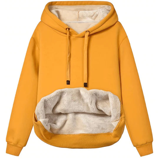 Sweat Polaire Femme à Capuche – Douceur & Chaleur Hivernale