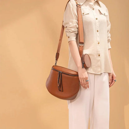 Sac bandoulière zippé - Look stylé et ultra pratique