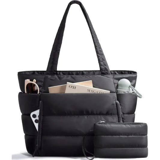 Sac cabas matelassé femme – légèreté pratique & style tendance