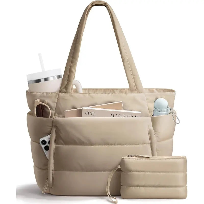 Sac cabas matelassé femme – légèreté pratique & style tendance