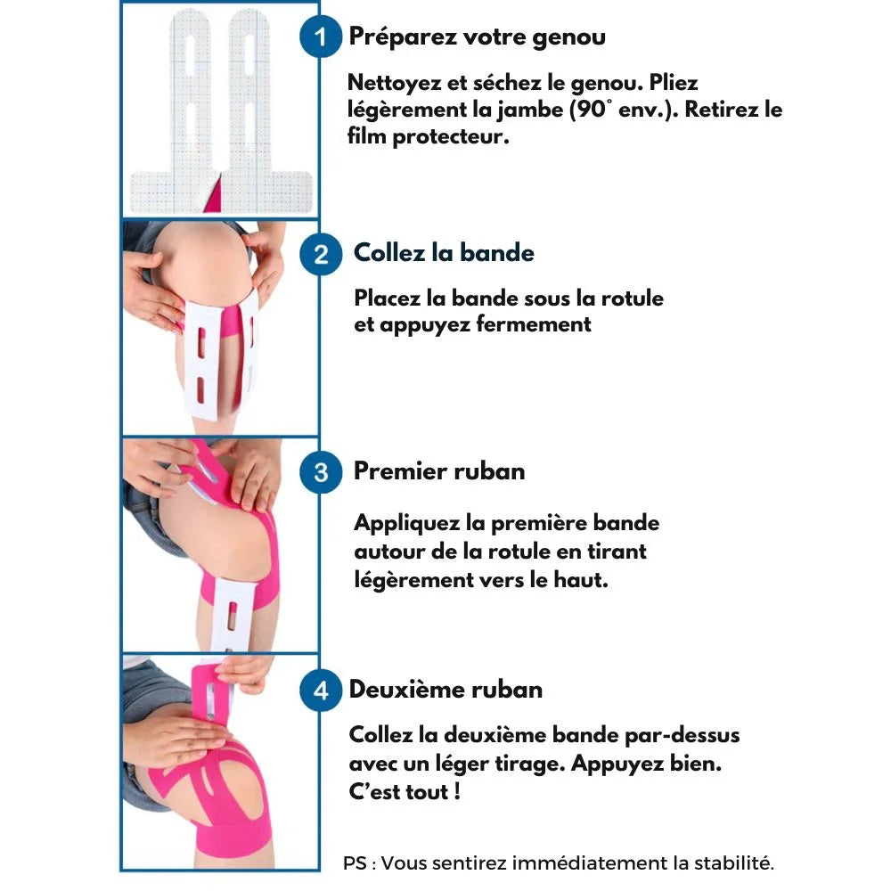 Bandes de soutien articulaires – Soulage et stabilise en un geste