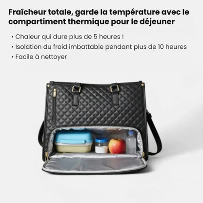 Sac cabas multifonction – grande capacité & compartiment isotherme caché