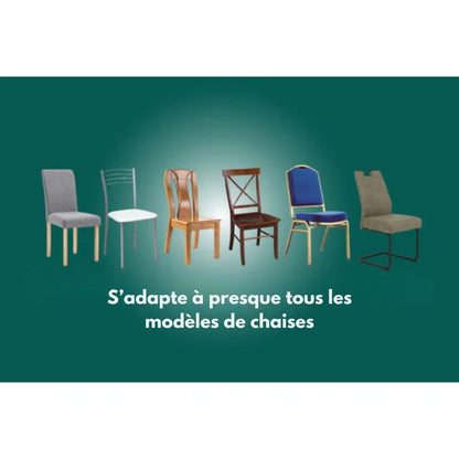 Housse de chaise antigriffes en sisal intégré - Protège vos meubles avec style
