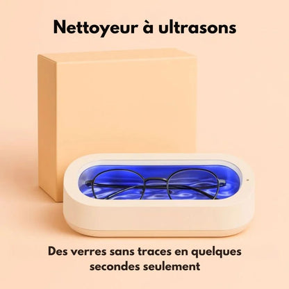 Nettoyeur à ultrasons – Des lunettes comme neuves en 30 secondes