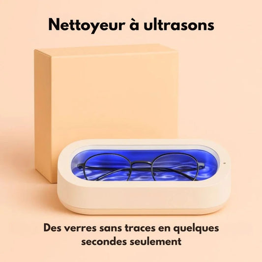Nettoyeur à ultrasons – Des lunettes comme neuves en 30 secondes