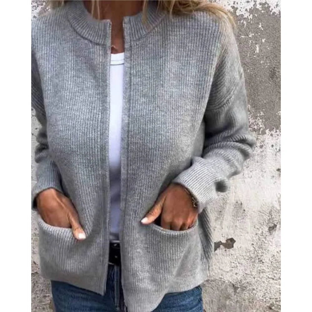 Cardigan en coton tricoté - chaleur & élégance au quotidien
