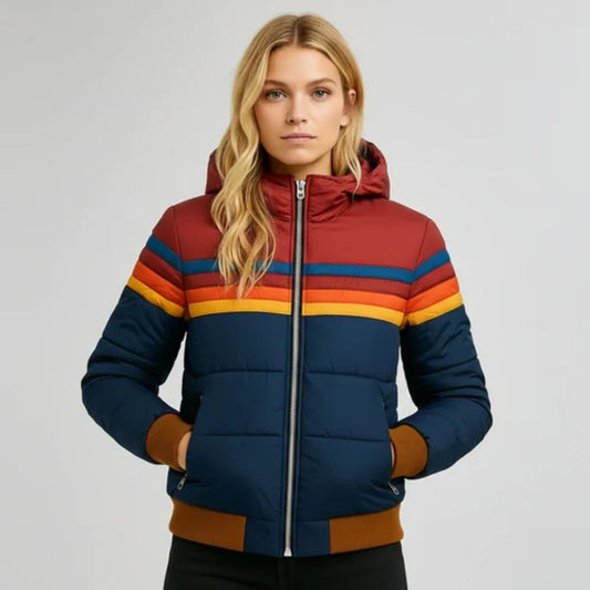 Veste à Capuche Stylée & Isolante - Légère et multicolore