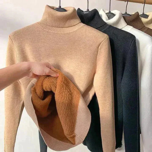 Pull chaud doublé polaire – Fini les frissons en hiver