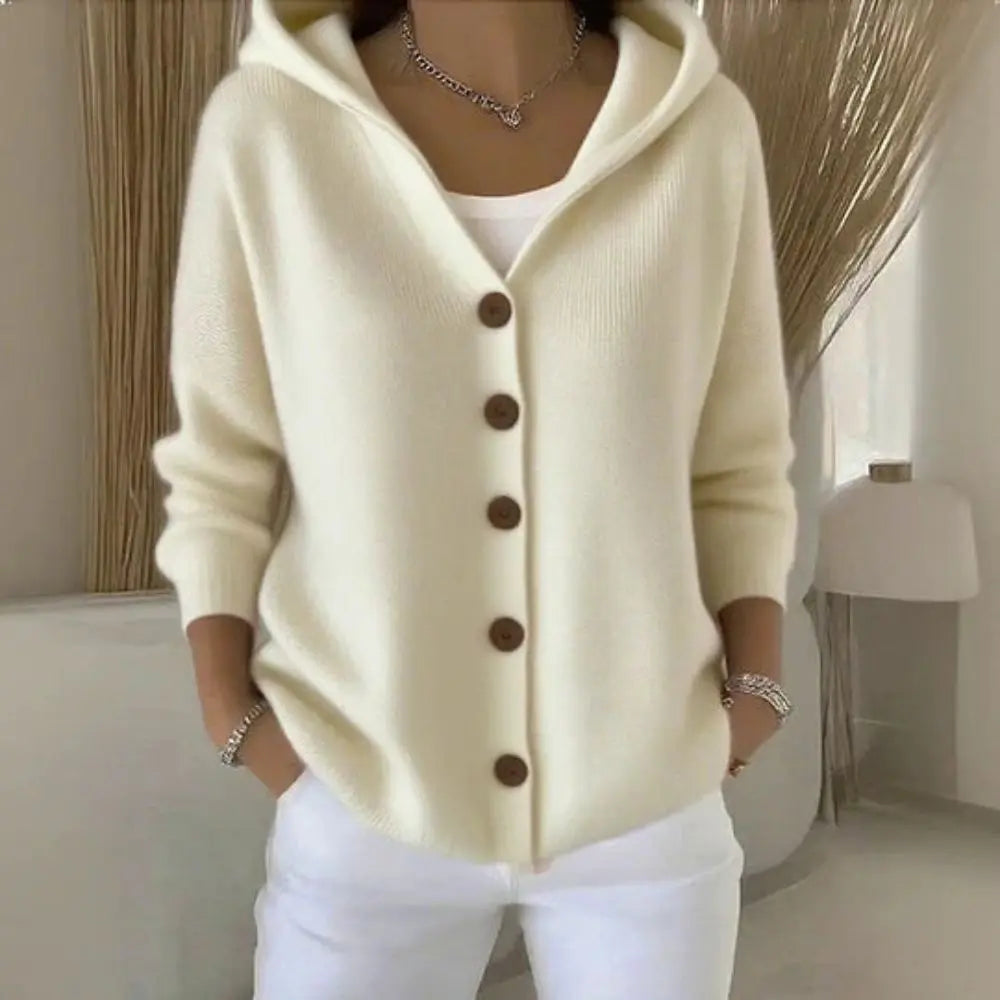 Cardigan à capuche en maille – Confort cocoon & style au quotidien