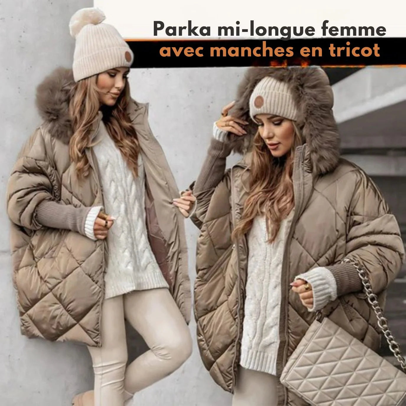 Parka mi‑longue Femme – Style urbain & chaleur enveloppante