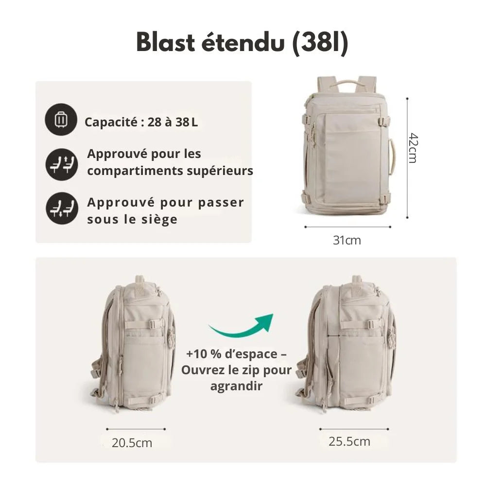 Sac de voyage ultra pratique - Prêt à décoller en un instant