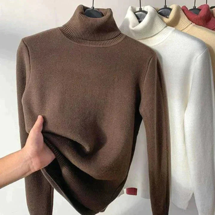 Pull chaud doublé polaire – Fini les frissons en hiver