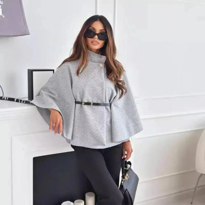 Veste Femme à Manches Papillon – Élégance Chic & Ceinture Ajustable