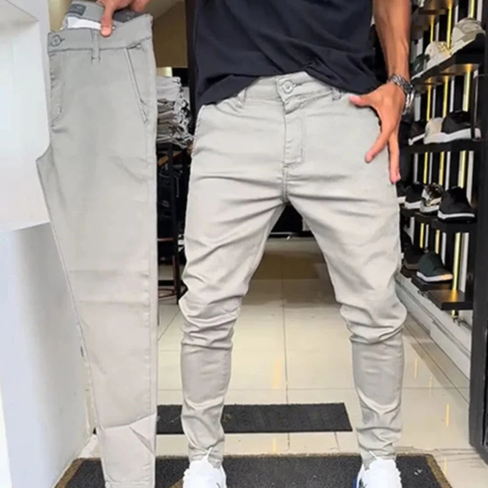 Pantalon SlimFit Uni – Élégance & Confort au Quotidien