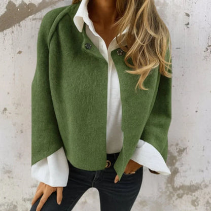 Veste courte aspect cachemire – Élégance & chaleur stylée