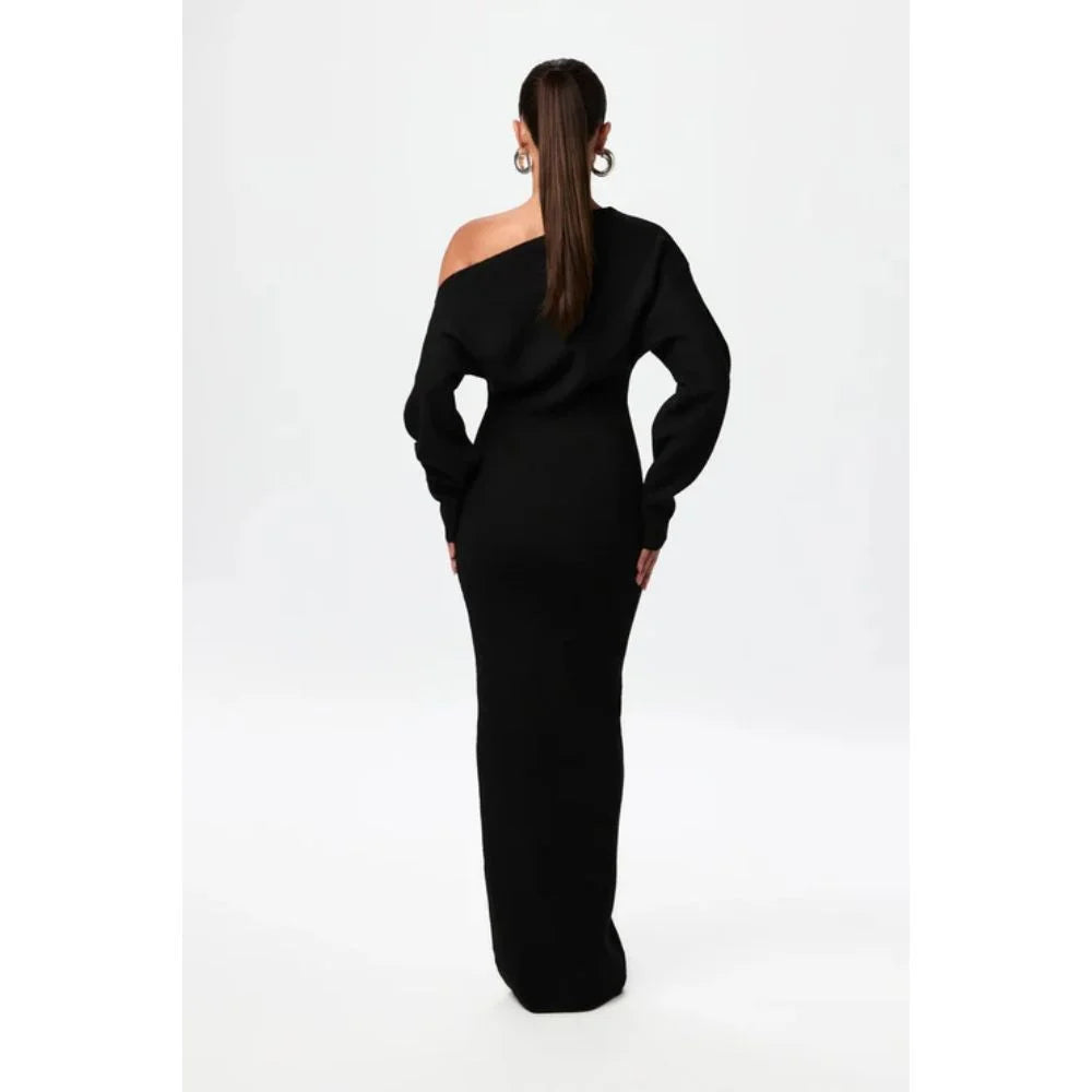 Robe Off-Shoulder Maxi - Coupe Longue & Féminine