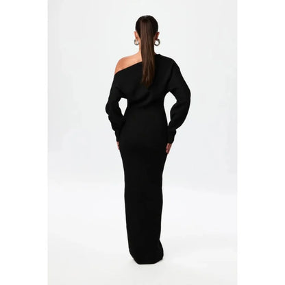 Robe Off-Shoulder Maxi - Coupe Longue & Féminine