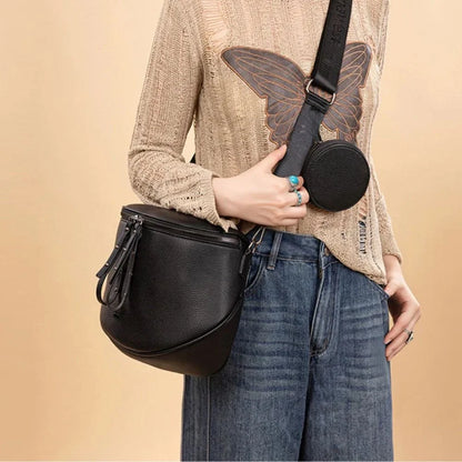 Sac bandoulière zippé - Look stylé et ultra pratique