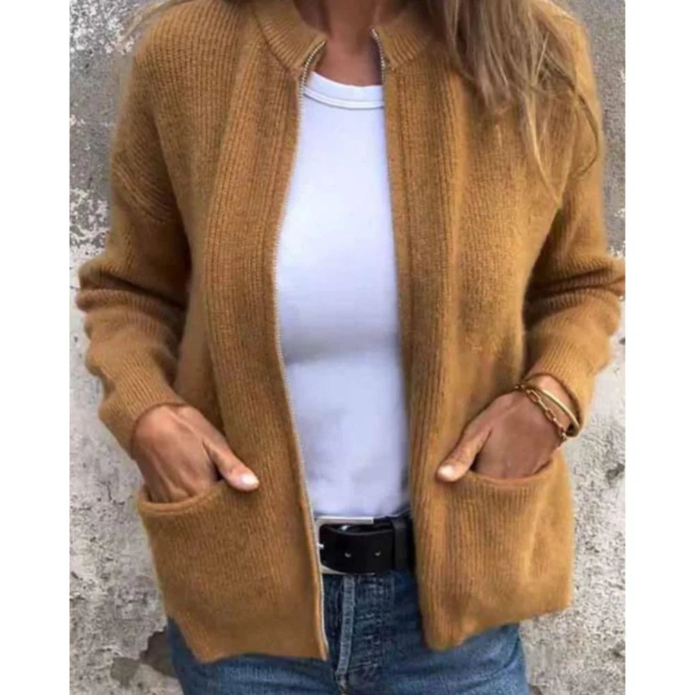 Cardigan en coton tricoté - chaleur & élégance au quotidien