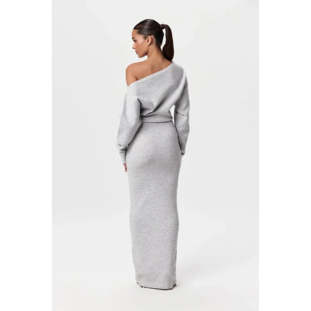 Robe Off-Shoulder Maxi - Coupe Longue & Féminine