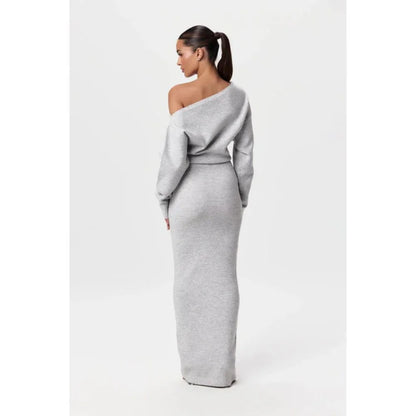 Robe Off-Shoulder Maxi - Coupe Longue & Féminine