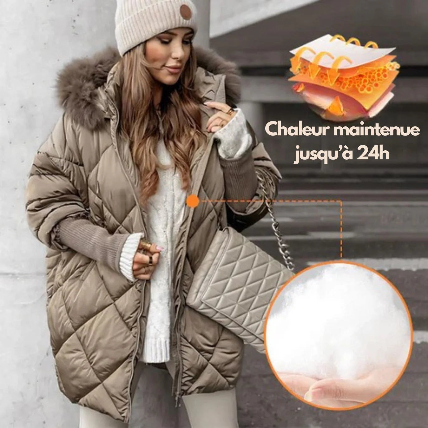 Parka mi‑longue Femme – Style urbain & chaleur enveloppante
