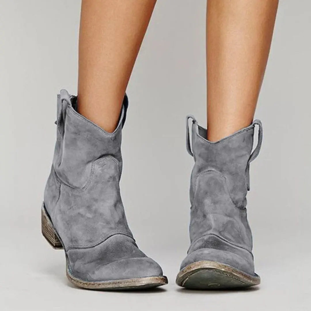 Bottines en Daim Femme - Style Authentique & Confort Quotidien