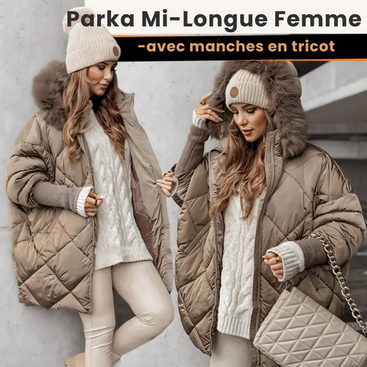 Parka Mi-Longue Femme – Chaleur Hivernale & Élégance Moderne
