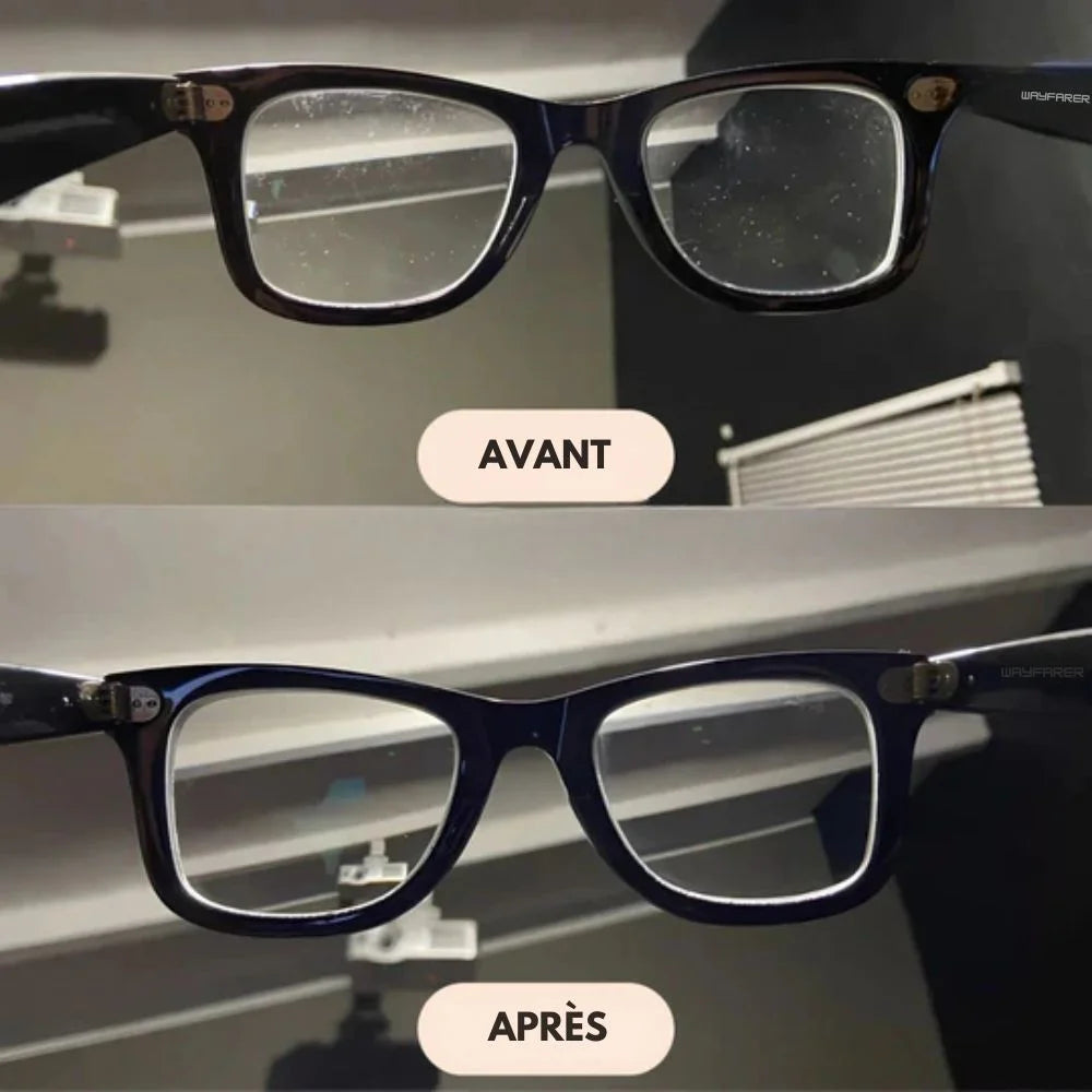 Nettoyeur à ultrasons – Des lunettes comme neuves en 30 secondes