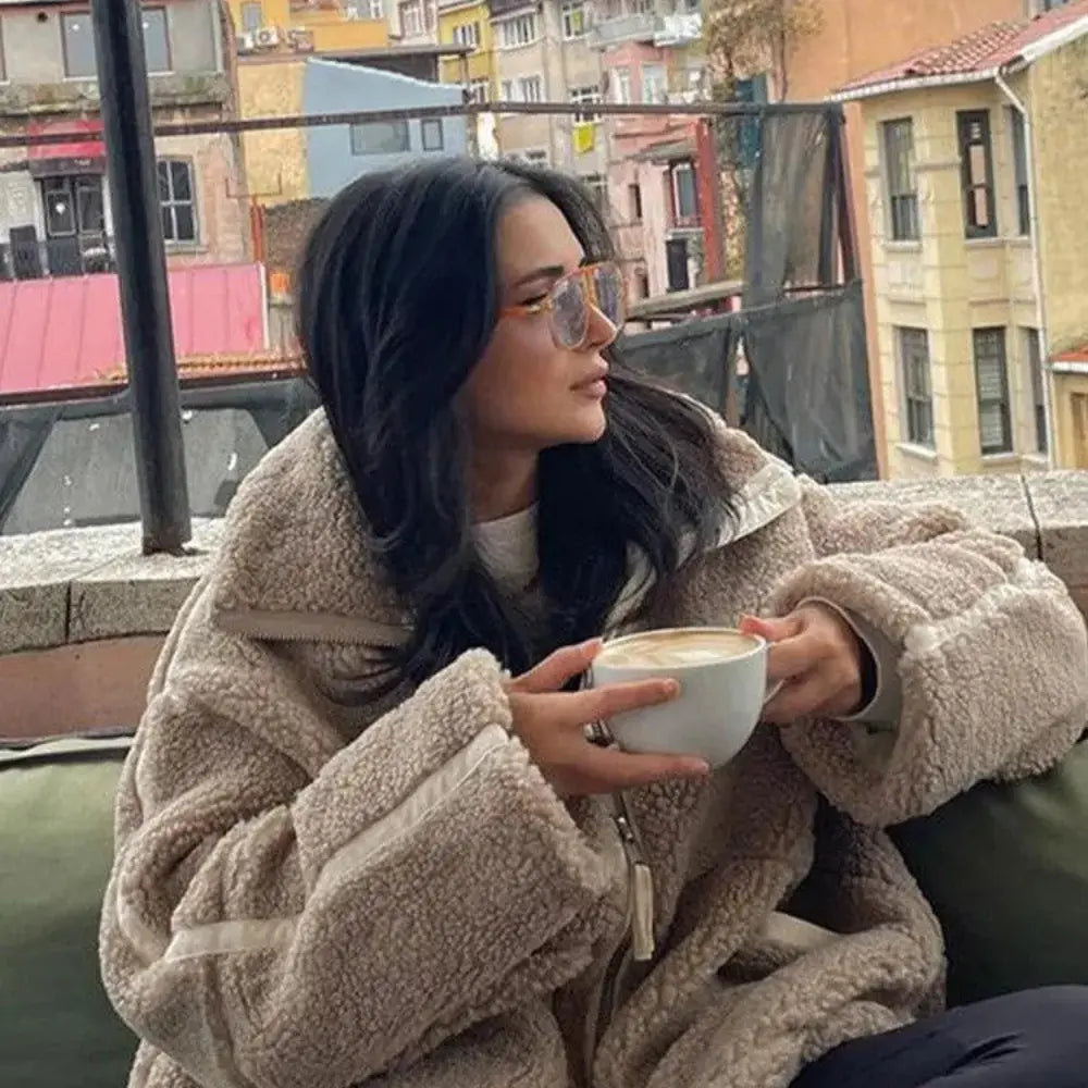 Veste polaire oversize – confort hivernal & allure tendance
