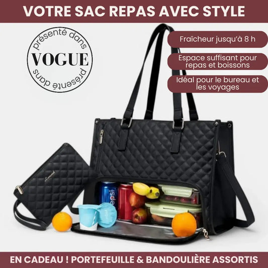 Sac cabas multifonction – grande capacité & compartiment isotherme caché