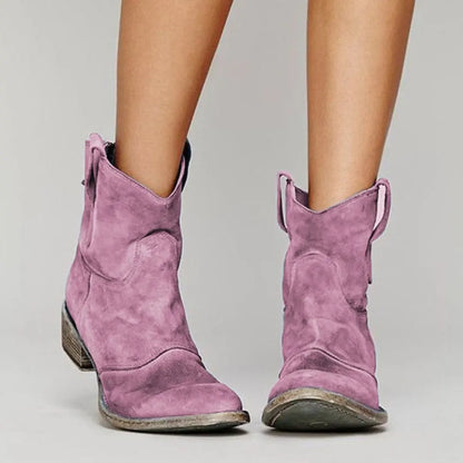 Bottines en Daim Femme - Style Authentique & Confort Quotidien