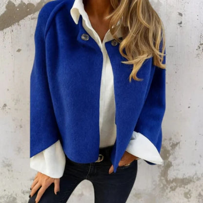 Veste courte aspect cachemire – Élégance & chaleur stylée
