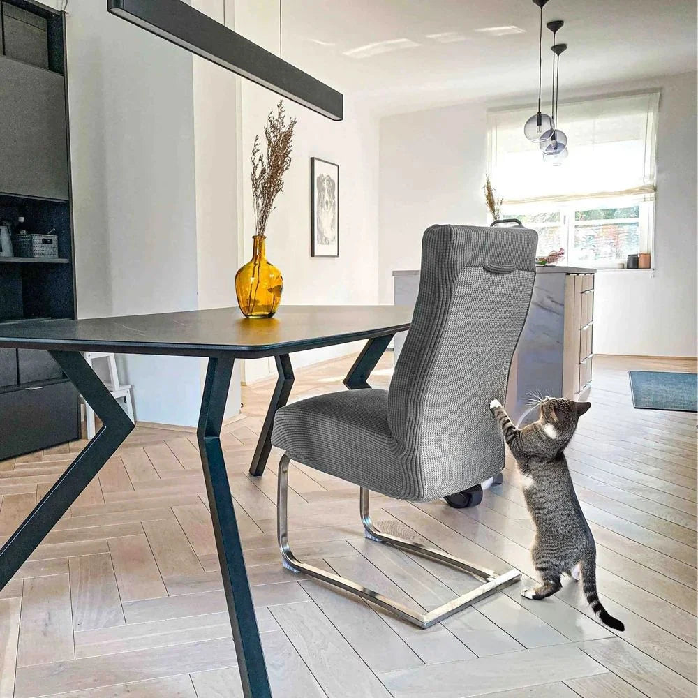 Housse de chaise antigriffes en sisal intégré - Protège vos meubles avec style