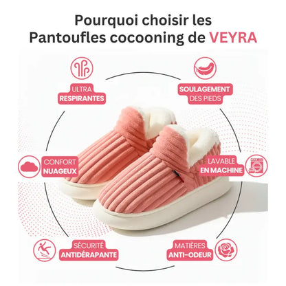 Pantoufles cocooning unisexes – chaleur douce & confort premium