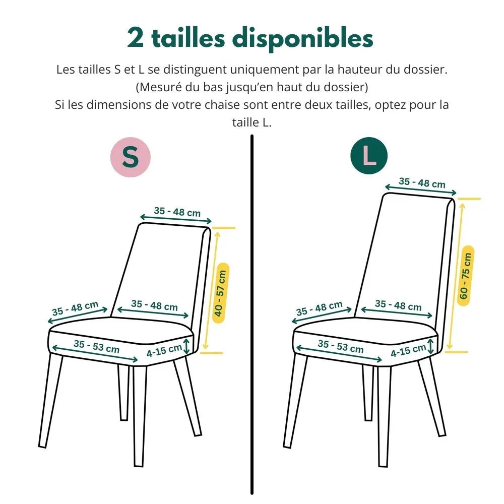 Housse de chaise antigriffes en sisal intégré - Protège vos meubles avec style