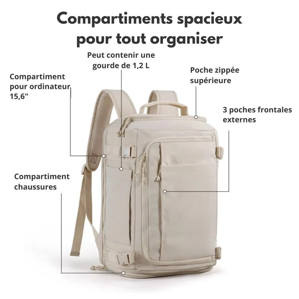 Sac de voyage ultra pratique - Prêt à décoller en un instant