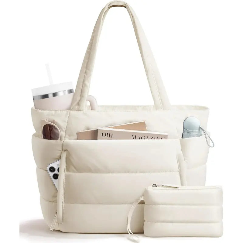 Sac cabas matelassé femme – légèreté pratique & style tendance