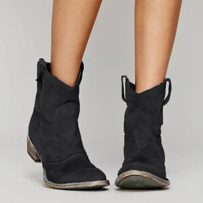 Bottines en Daim Femme - Style Authentique & Confort Quotidien