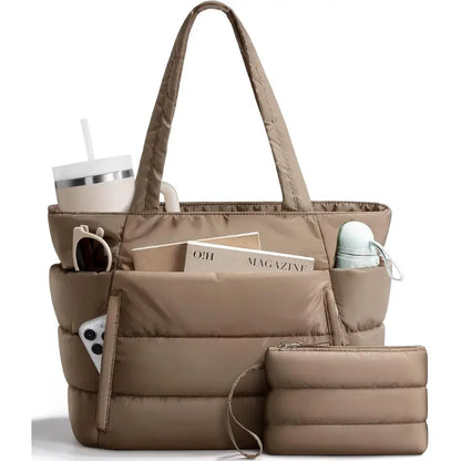 Sac cabas matelassé femme – légèreté pratique & style tendance