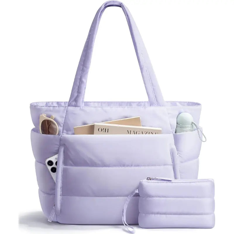 Sac cabas matelassé femme – légèreté pratique & style tendance