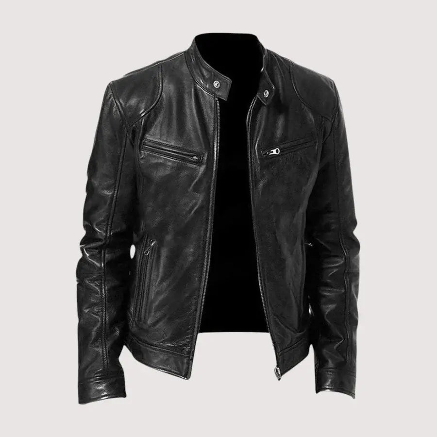 Blouson en cuir homme – style intemporel & allure moderne