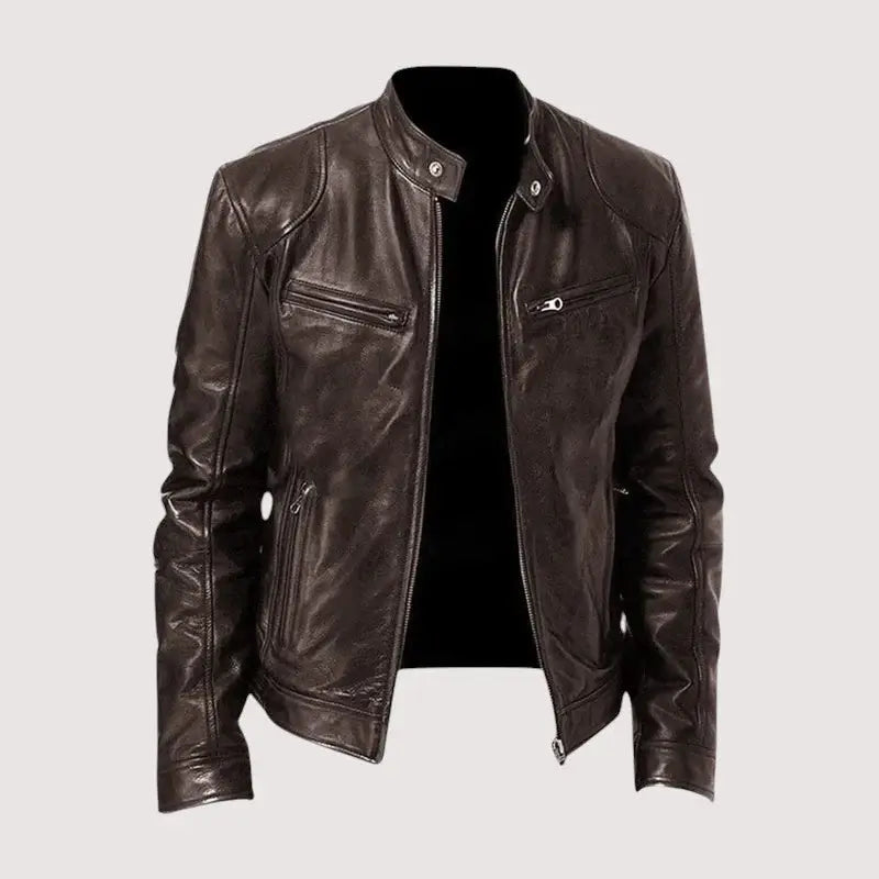 Blouson en cuir homme – style intemporel & allure moderne