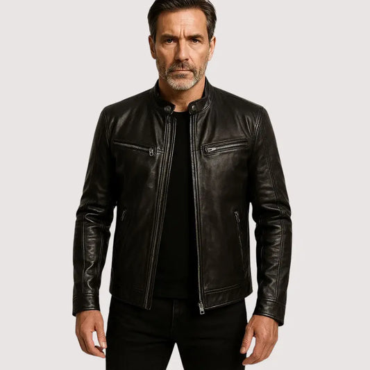 Blouson en cuir homme – style intemporel & allure moderne