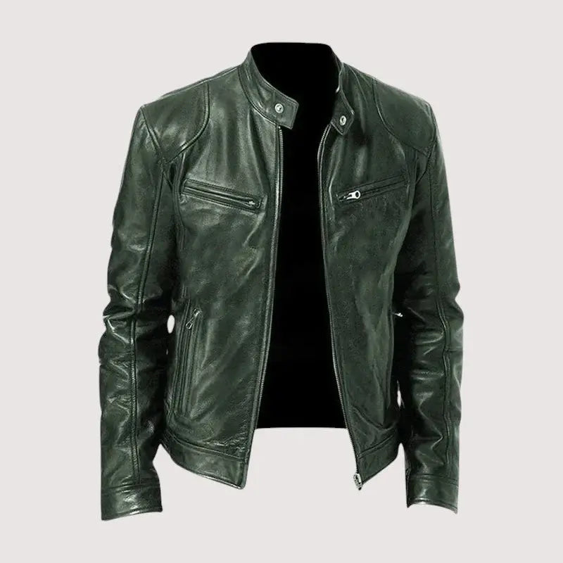 Blouson en cuir homme – style intemporel & allure moderne