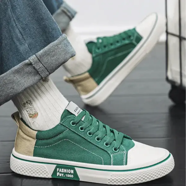 Sneakers en Toile - Style Vintage & Confort Quotidien